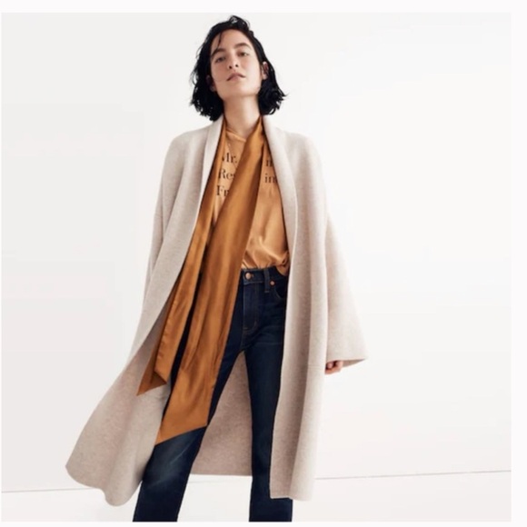 Madewell Merino Wool Heather Gray Women´s Open...
